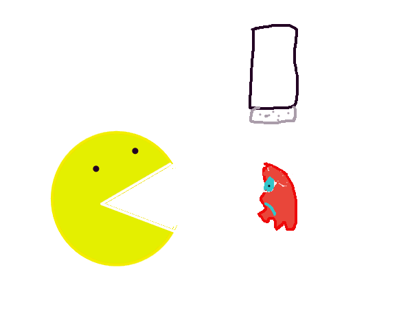 Drawing by pacman