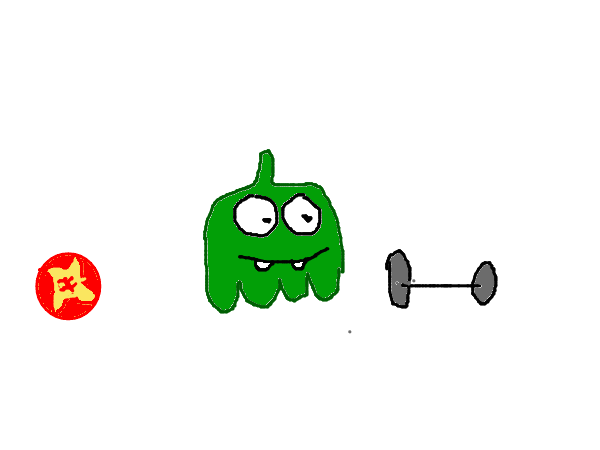 Drawing by pacman