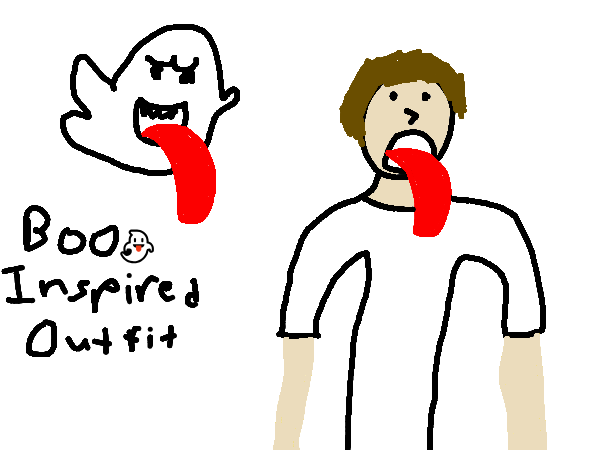 Drawing by the guy on his ajame