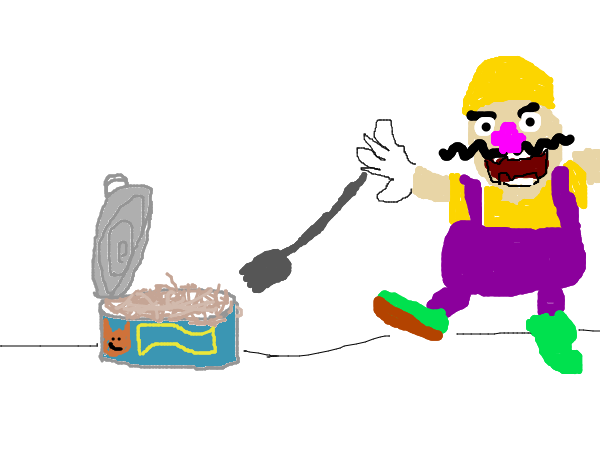 Drawing by dog goo