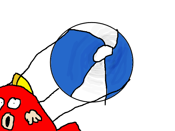 Drawing by Polar2 The Island of