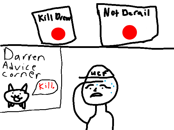 Drawing by the guy on his ajame