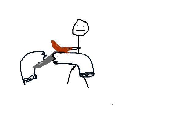 Drawing by pacman
