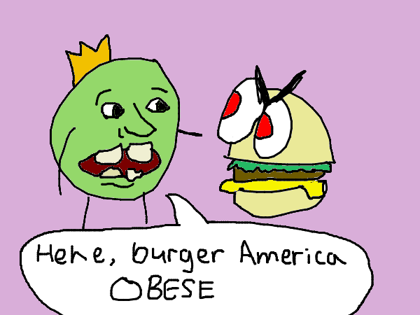 Drawing by Clank (crazy burger)