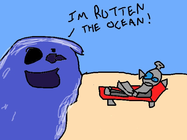 Drawing by clankk at the beach