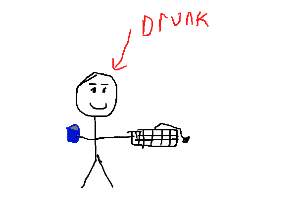 Drawing by pacman