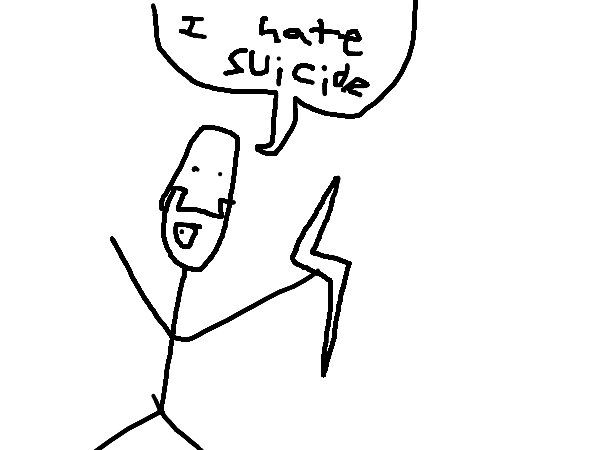 Drawing by Taco - Suicidal