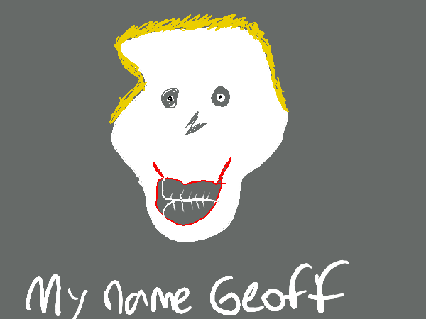 Drawing by my name ayyjeff