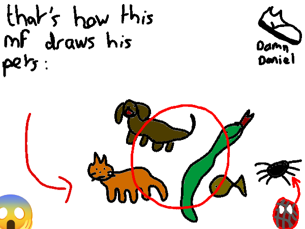 Drawing by Blue Sadytor Dude