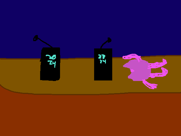 Drawing by pacman